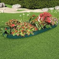 vidaXL Gazonranden 10 st 65x15 cm PP groen