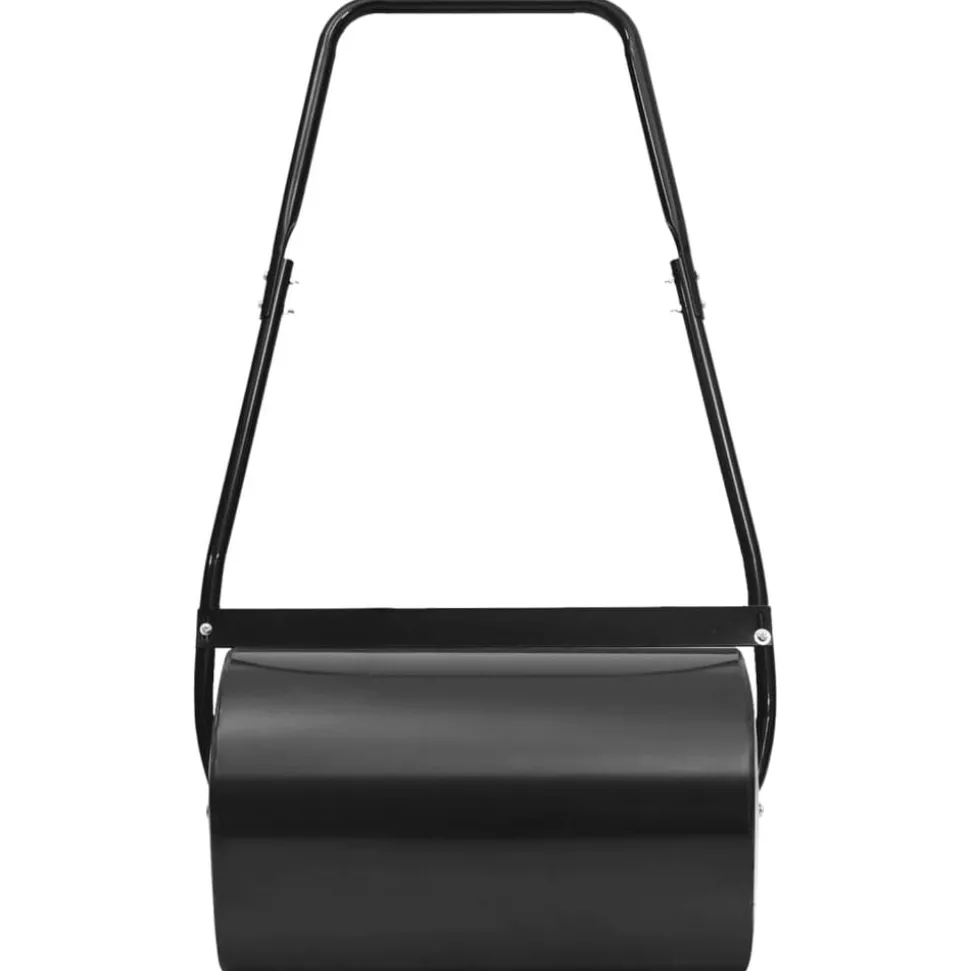 vidaXL Gazonroller 50 L 63 cm zwart