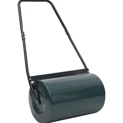 vidaXL Gazonroller 50 L 63 cm groen en zwart