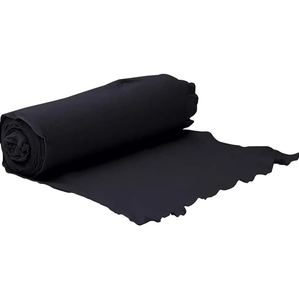 vidaXL Geotextielmembraan 1x10 m polyestervezel zwart