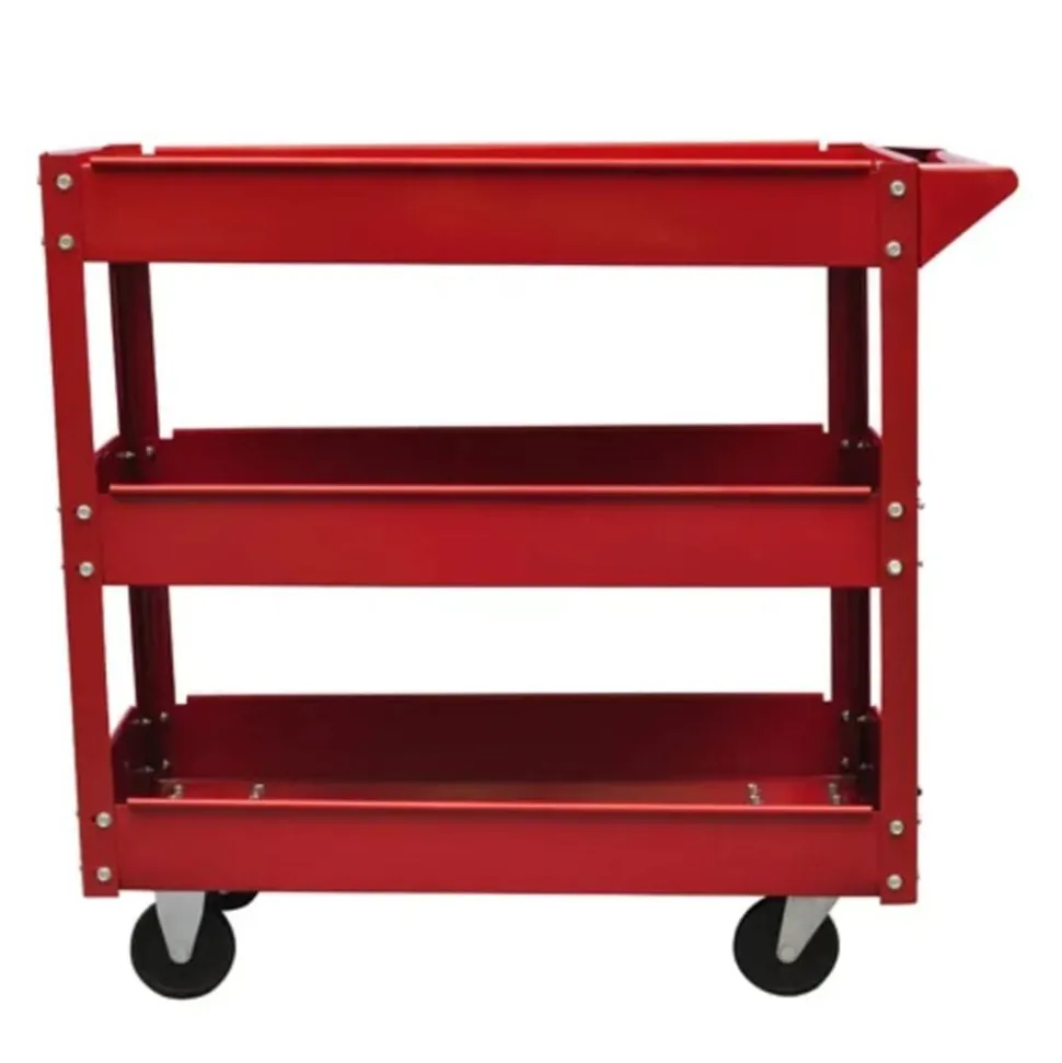 vidaXL Gereedschapswagen 100 kg rood