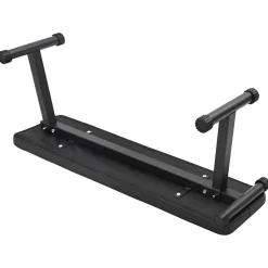 vidaXL Gewicht Bank Zwart 108 x 27 x 41 cm Gepoedercoat staal