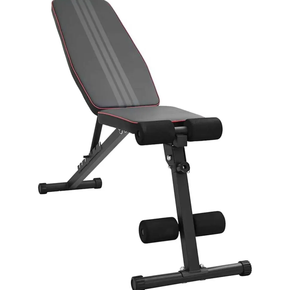 vidaXL Gewichtbank Zwart 131 x 41 x 110 cm Gepoedercoat staal