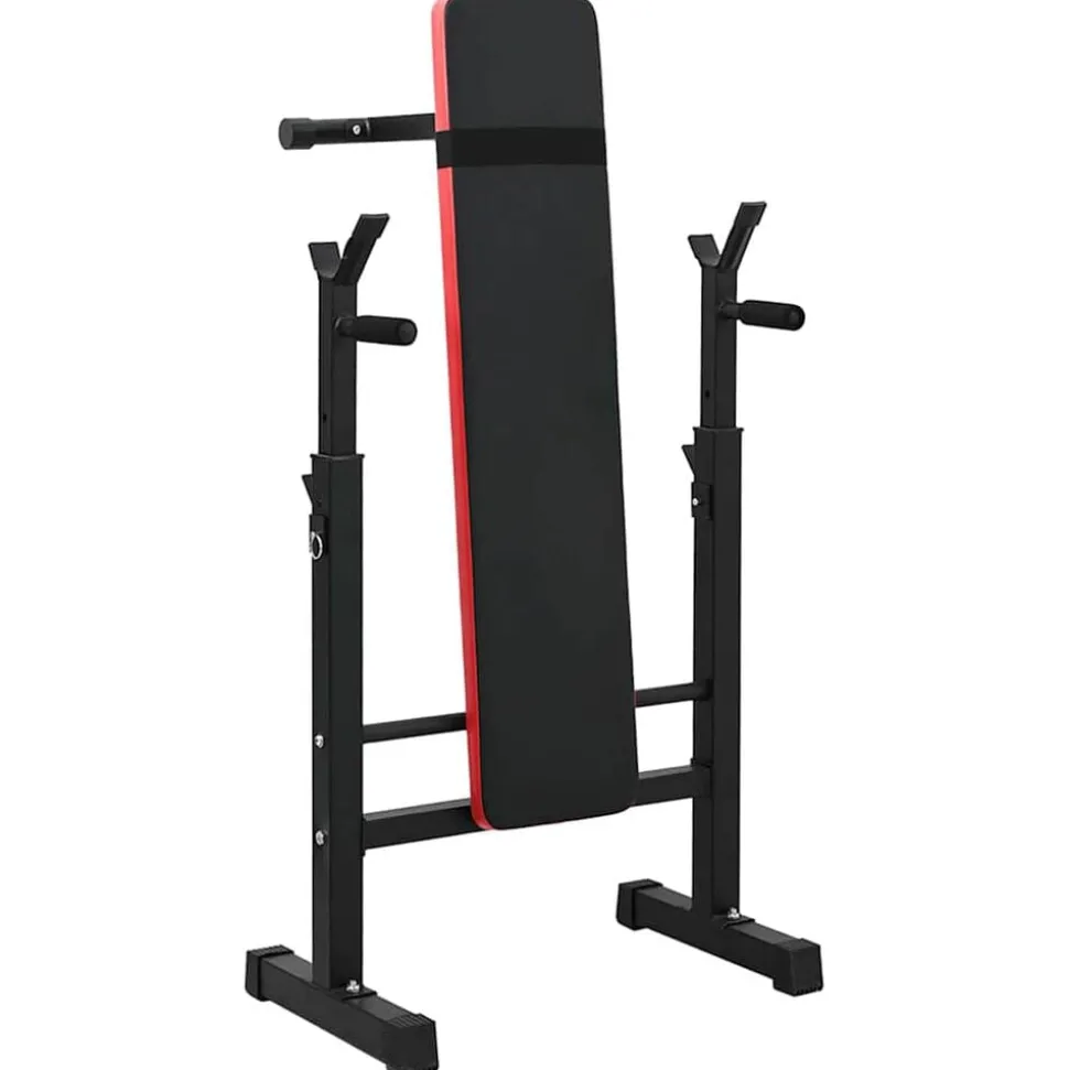 VidaXL Gewichtbank Zwart 126.5 x 67 x 111 cm Gepoedercoat staal