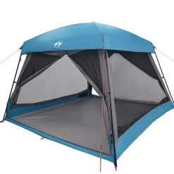 vidaXL Gezinstent 6-persoons waterdicht blauw