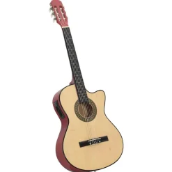 vidaXL Gitaar cutaway met equalizer 6 snaren western klassiek