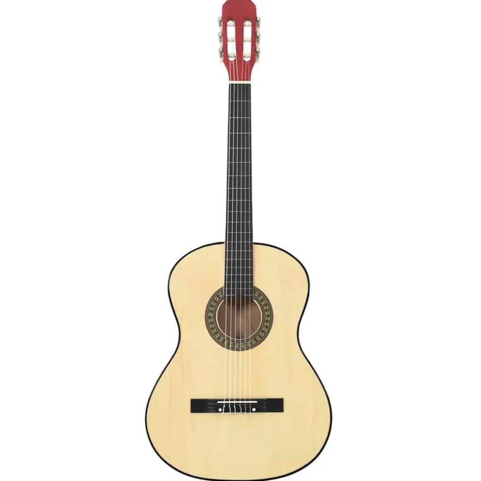 vidaXL Gitaar klassiek beginner 4/4 39" lindenhout