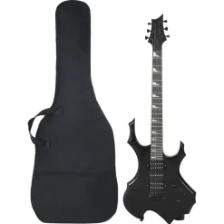 vidaXL Gitaar voor beginners elektrisch met tas 4/4 39" zwart