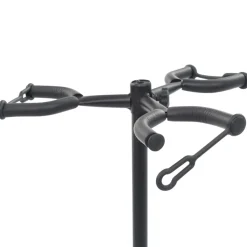 vidaXL Gitaarstandaard staal zwart
