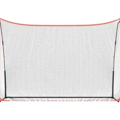 vidaXL Golftrainingsnet 305x91x213 cm polyester zwart en rood