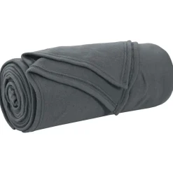 vidaXL Gooi Deken Donkergrijs 170 x 130 cm Fleece