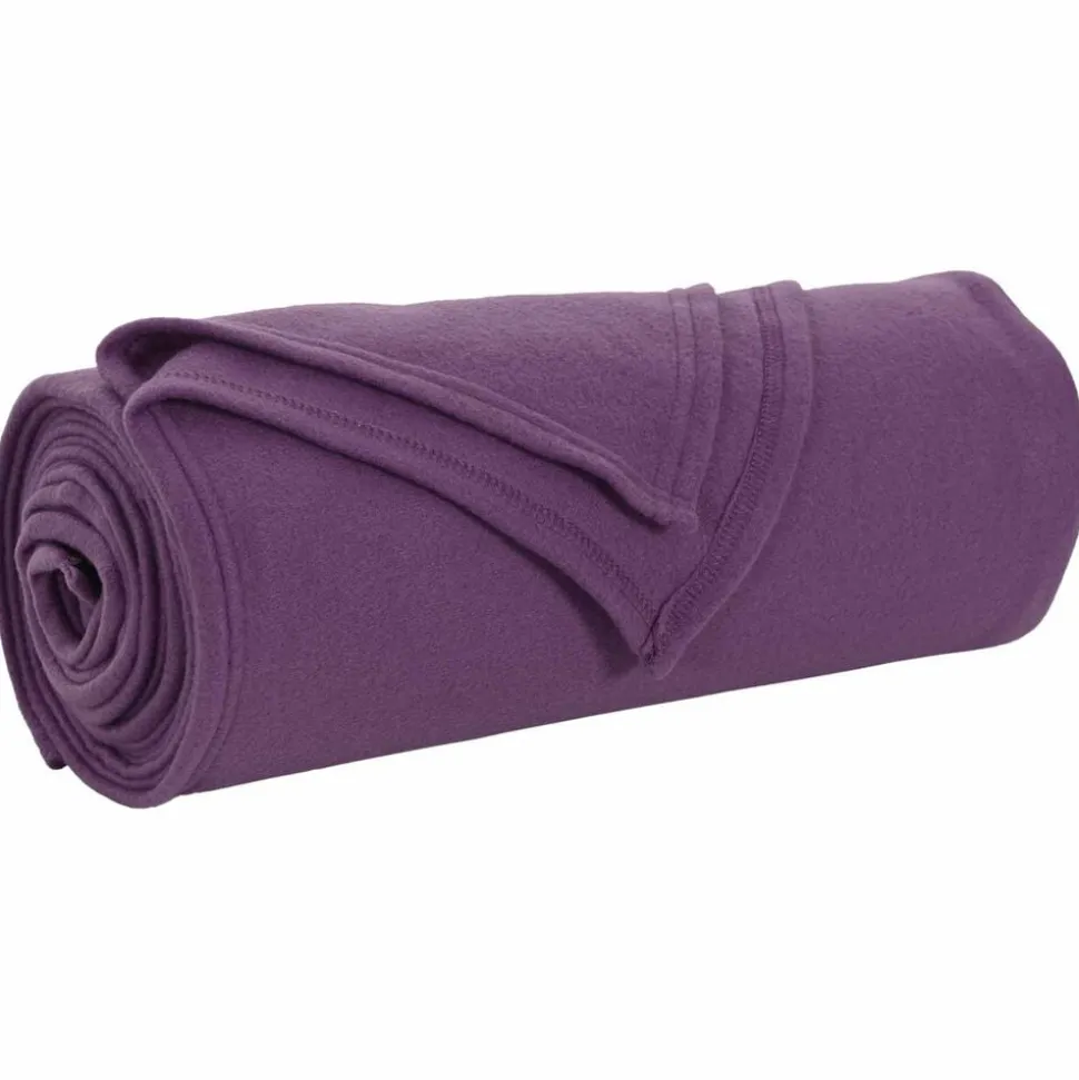 vidaXL Gooi Deken Paars 170 x 130 cm Fleece