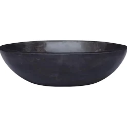vidaXL Gootsteen 53x40x15 cm marmer zwart