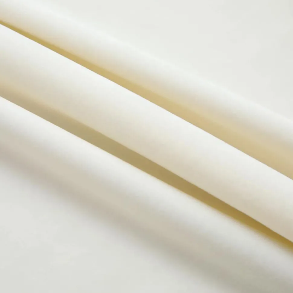 vidaXL Gordijn verduisterend met haken 290x245 cm fluweel crème