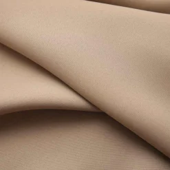 vidaXL Gordijn verduisterend met haken 290x245 cm taupe