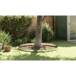 vidaxl Grashek Gegalvaniseerde kleur 100 x 20 x 0.07 cm