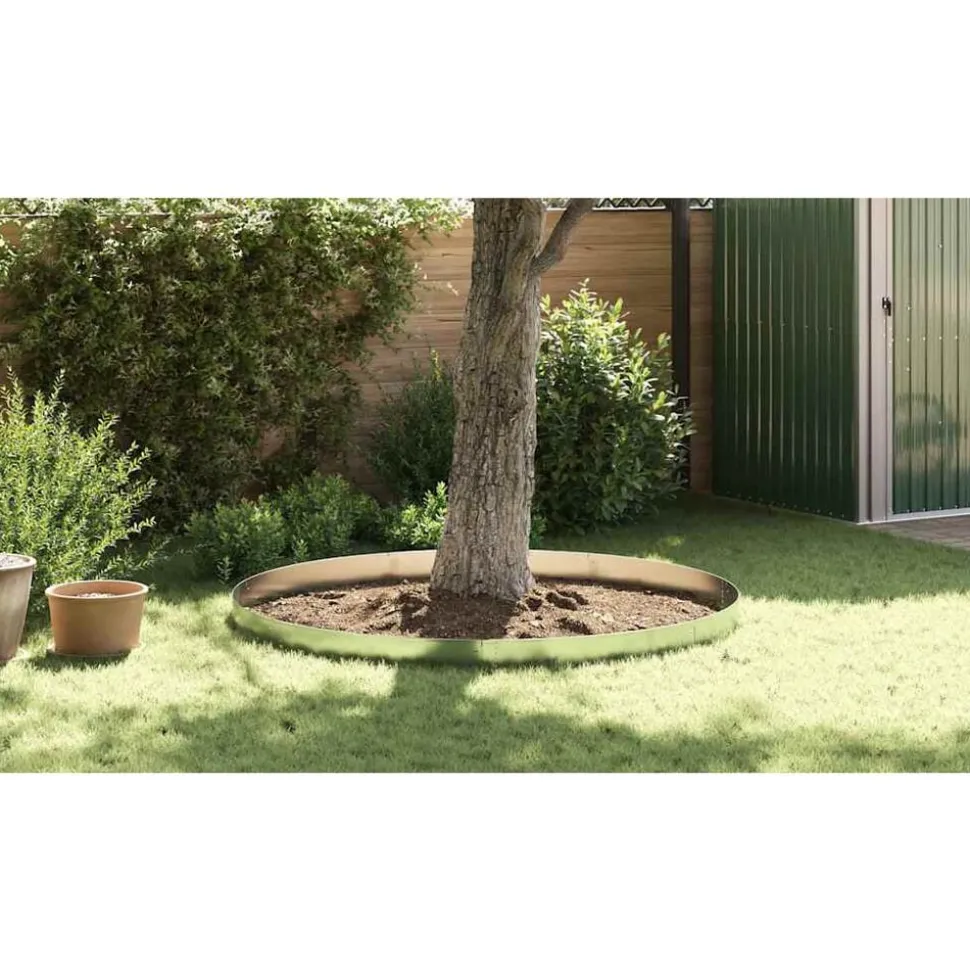 vidaxl Grashek Gegalvaniseerde kleur 100 x 20 x 0.07 cm
