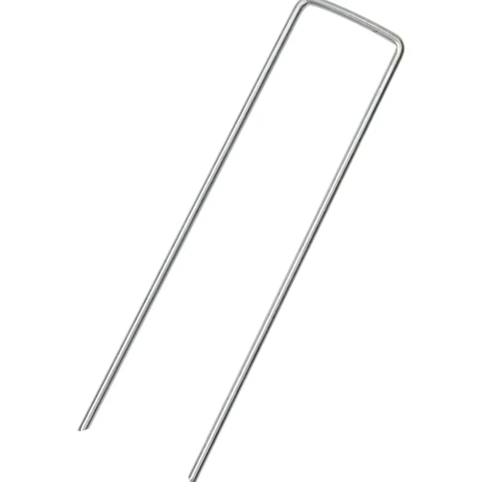 vidaXL Grondharingen 25 st U-vormig 15x3,5 cm gegalvaniseerd staal