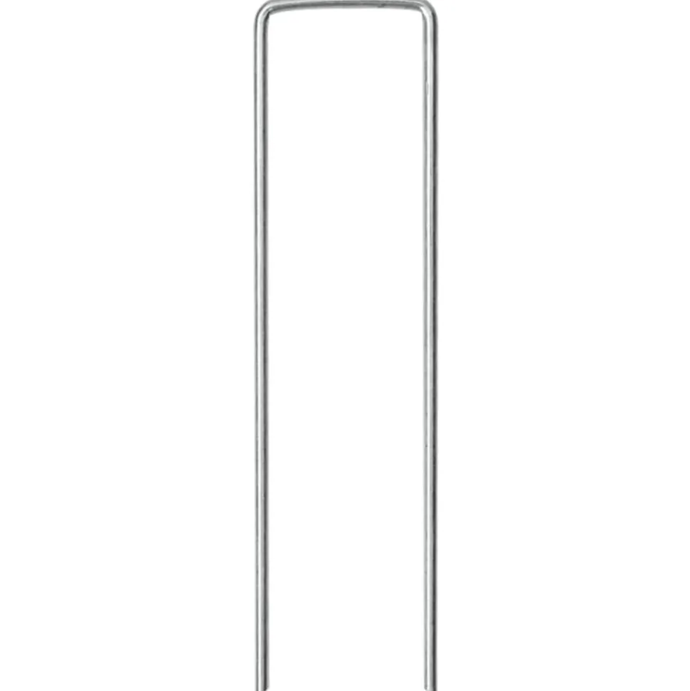 vidaXL Grondharingen 25 st U-vormig 15x3,5 cm gegalvaniseerd staal