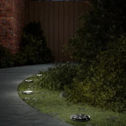 vidaXL Grondlampen 4 st solar met grondpennen warmwit