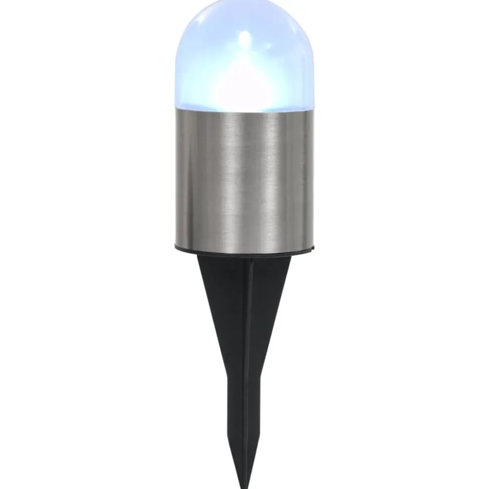 vidaXL Grondlampen 12 st solar LED wit