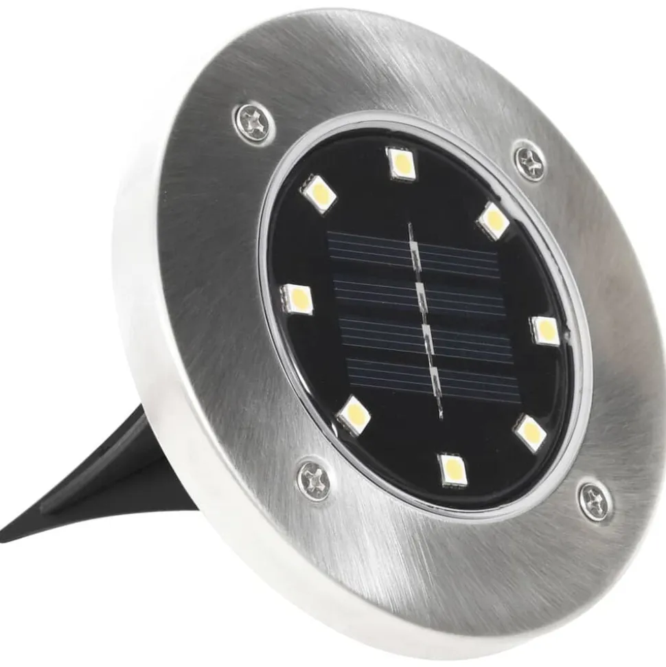 vidaXL Grondlampen 8 st solar LED RGB-kleur