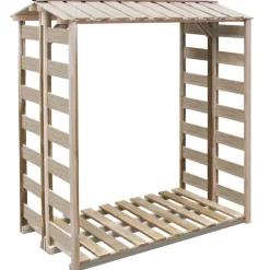 vidaXL Haardhoutopslag 150x90x176 cm geïmpregneerd grenenhout