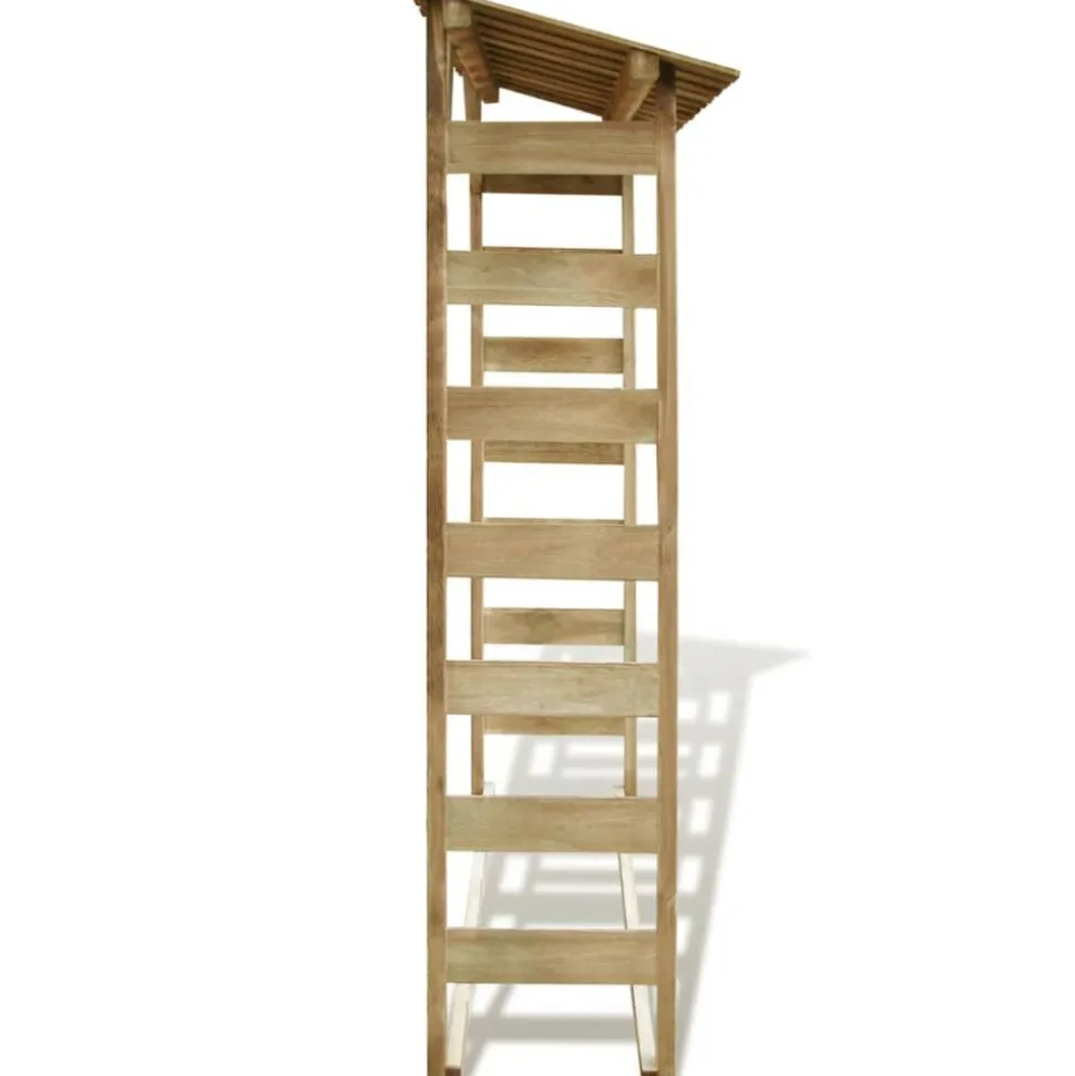 vidaXL Haardhoutopslag 150x44x176 cm geïmpregneerd grenenhout