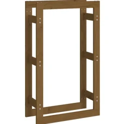 vidaXL Haardhoutrek 60 x 25 x 100 cm massief grenenhout honingbruin