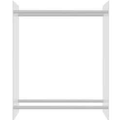 vidaXL Haardhoutrek 80x35x100 cm gehard glas transparant