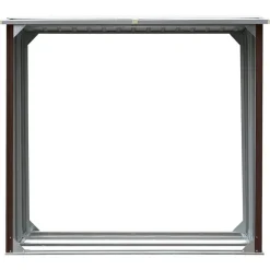 vidaXL Haardhoutschuur 172x91x154 cm gegalvaniseerd staal bruin