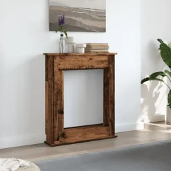 vidaXL Haardombouw 75x20x87,5 cm bewerkt hout oud houtkleurig