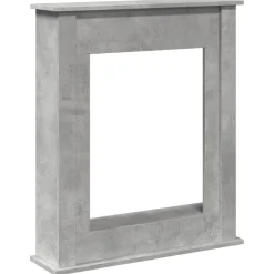 vidaXL Haardombouw 75x20x87,5 cm bewerkt hout betongrijs