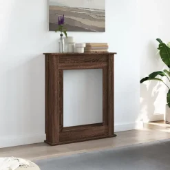 vidaXL Haardombouw 75x20x87,5 cm bewerkt hout bruin eikenkleurig