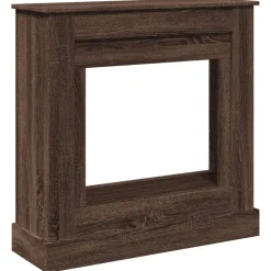 vidaXL Haardombouw 90x30x90 cm bewerkt hout bruin eikenkleurig