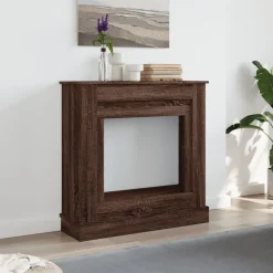 vidaXL Haardombouw 90x30x90 cm bewerkt hout bruin eikenkleurig