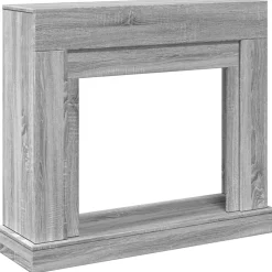 vidaXL Haardombouw 100x30x87,5 cm bewerkt hout grijs sonoma eikenkleur