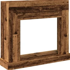 vidaXL Haardombouw 100x30x87,5 cm bewerkt hout oud houtkleurig