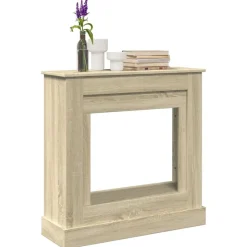 vidaXL Haardombouw 90x30x90 cm bewerkt hout sonoma eikenkleurig