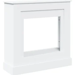 vidaXL Haardombouw 90x30x90 cm bewerkt hout wit