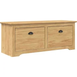 vidaXL Hal bank BODO Honingbruin 118 x 40 x 50 cm Bewerkt hout