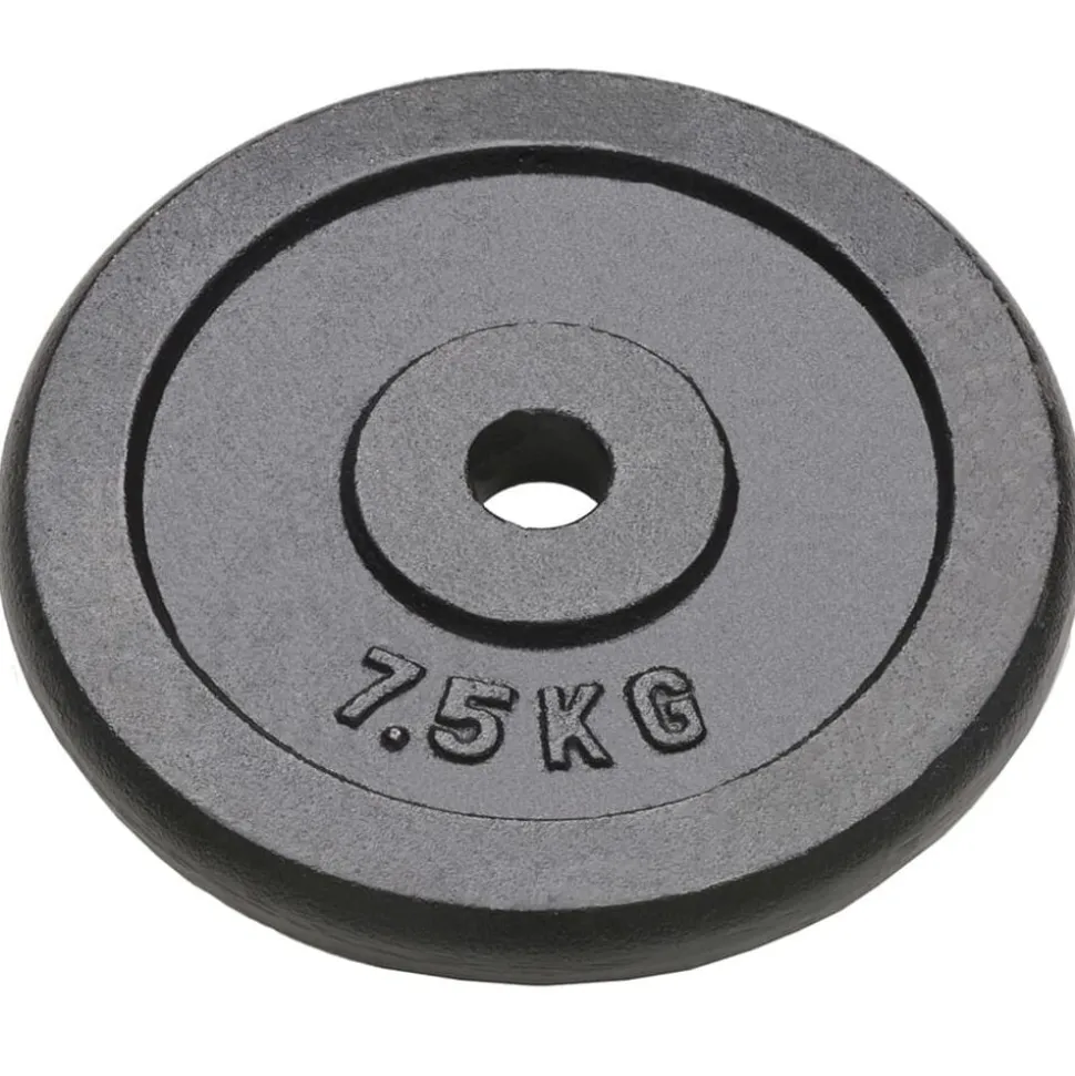 vidaXL Halterschijven 4 st 4x7,5 kg gietijzer