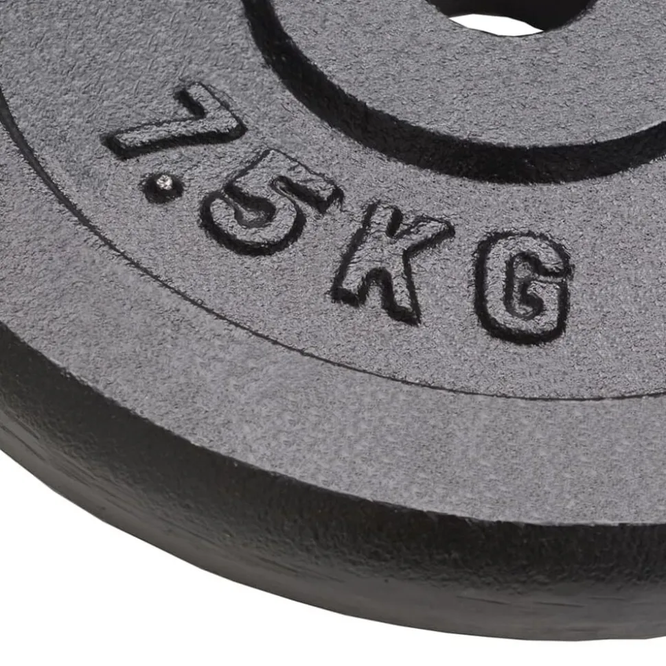 vidaXL Halterschijven 4 st 4x7,5 kg gietijzer
