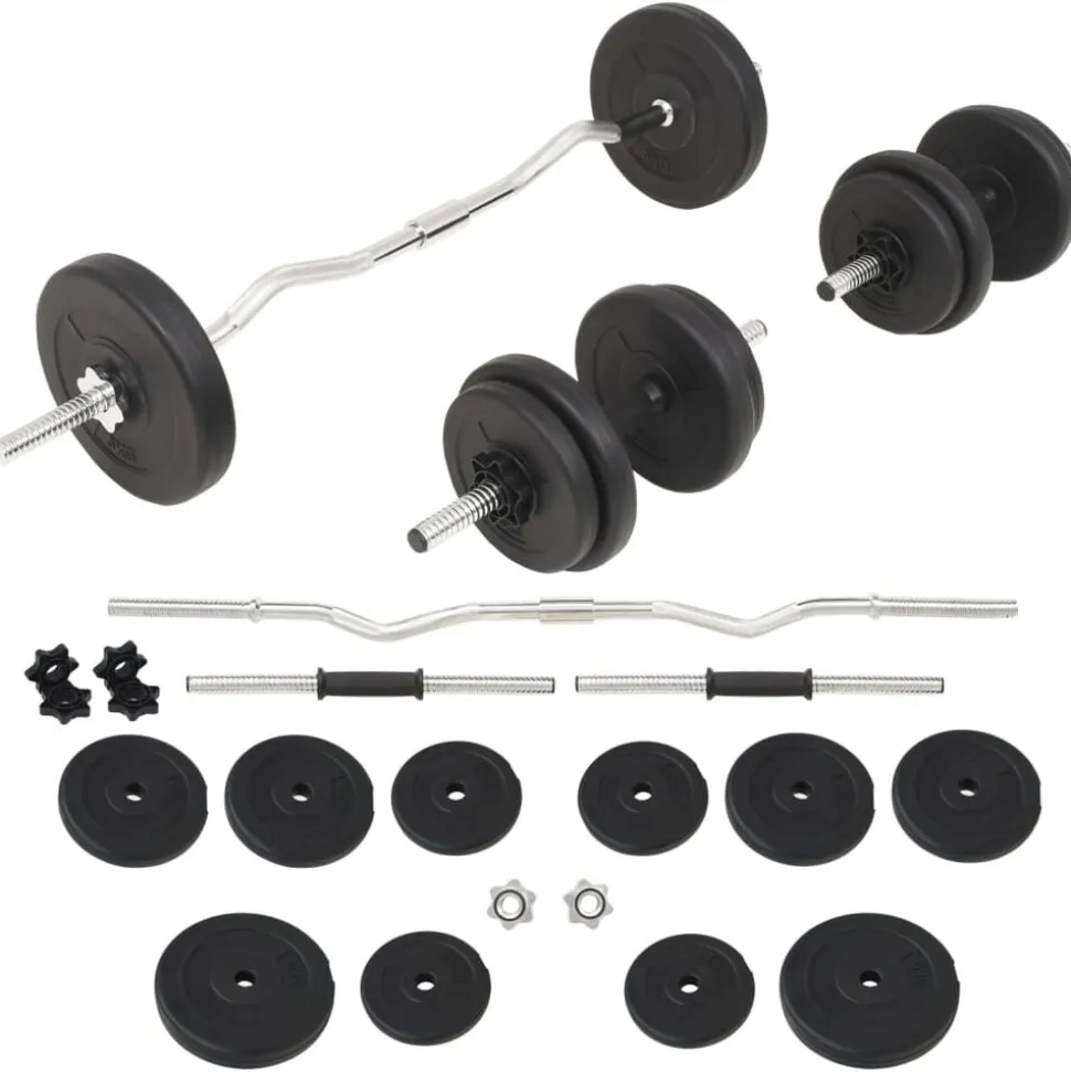 vidaXL Halterset 30 kg