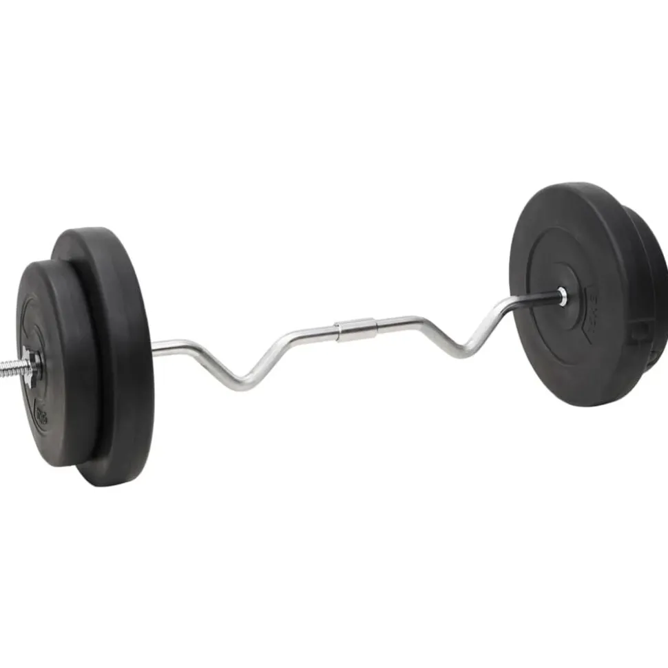 vidaXL Halterset met gewichten 90 kg