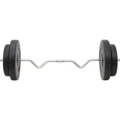 vidaXL Halterset met gewichten 90 kg