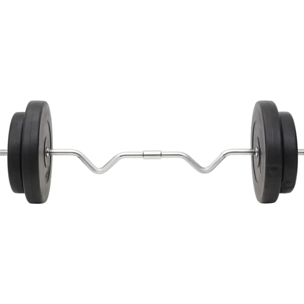 vidaXL Halterset met gewichten 90 kg