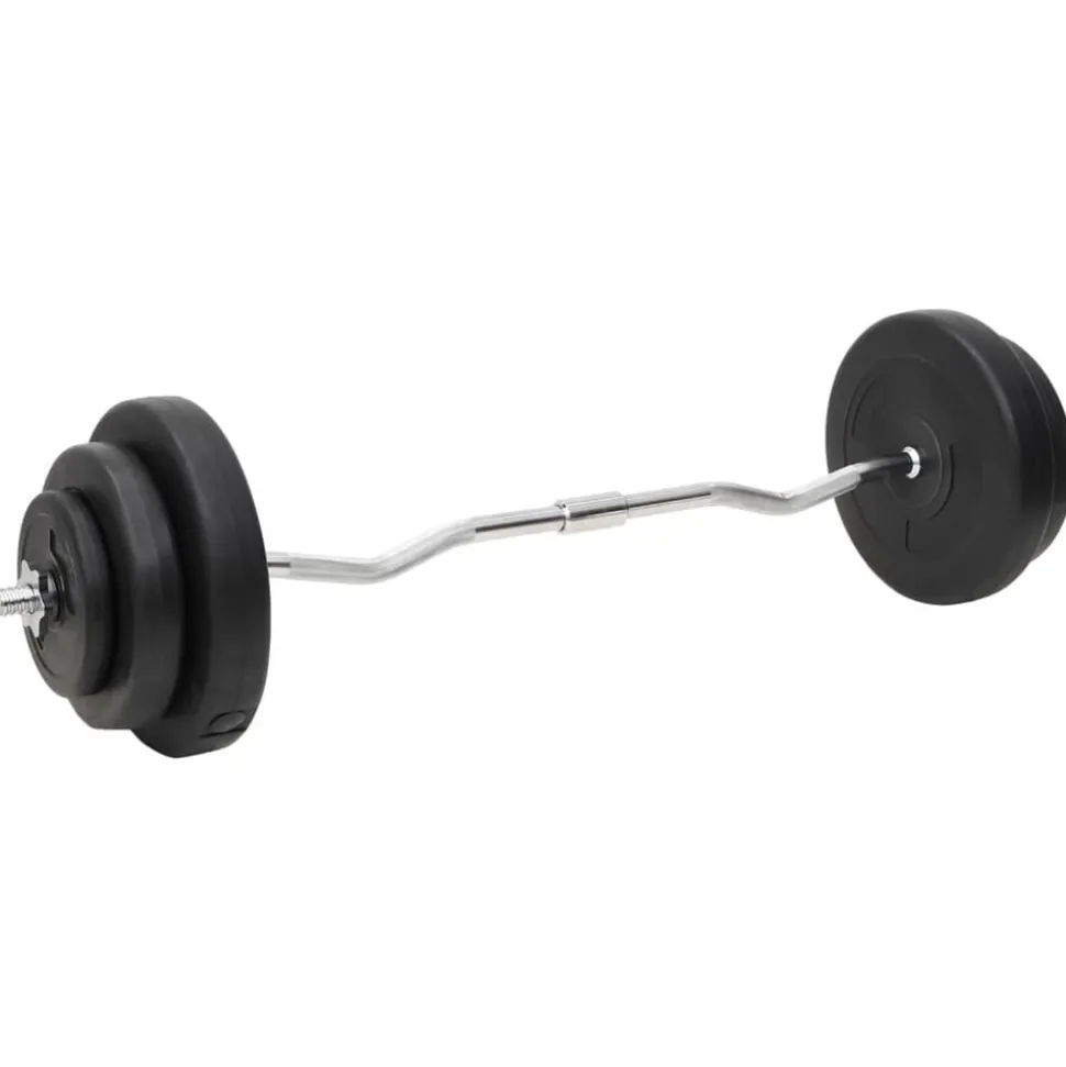 vidaXL Halterset met gewichten 60 kg