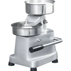 vidaXL Hamburgerpersmachine met 500 scheidingsbladen 10 cm aluminium