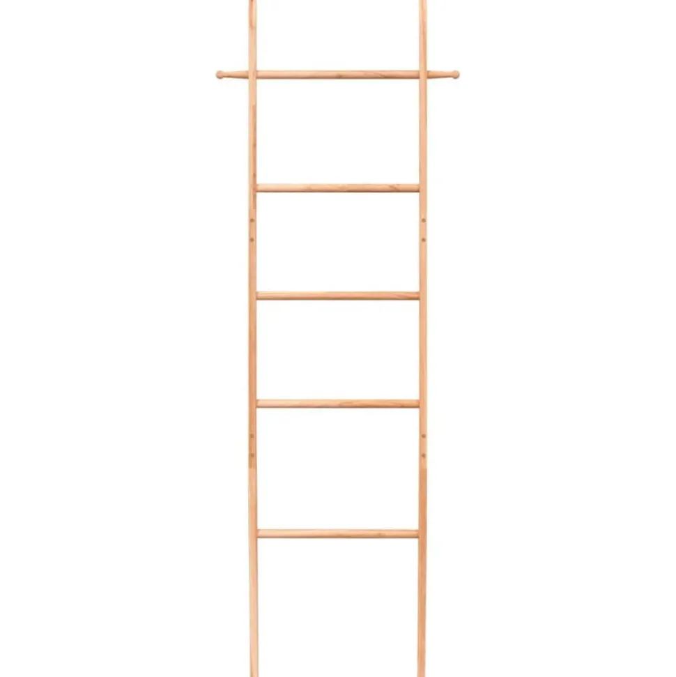 vidaXL Handdoekenladder 170 cm massief walnotenhout